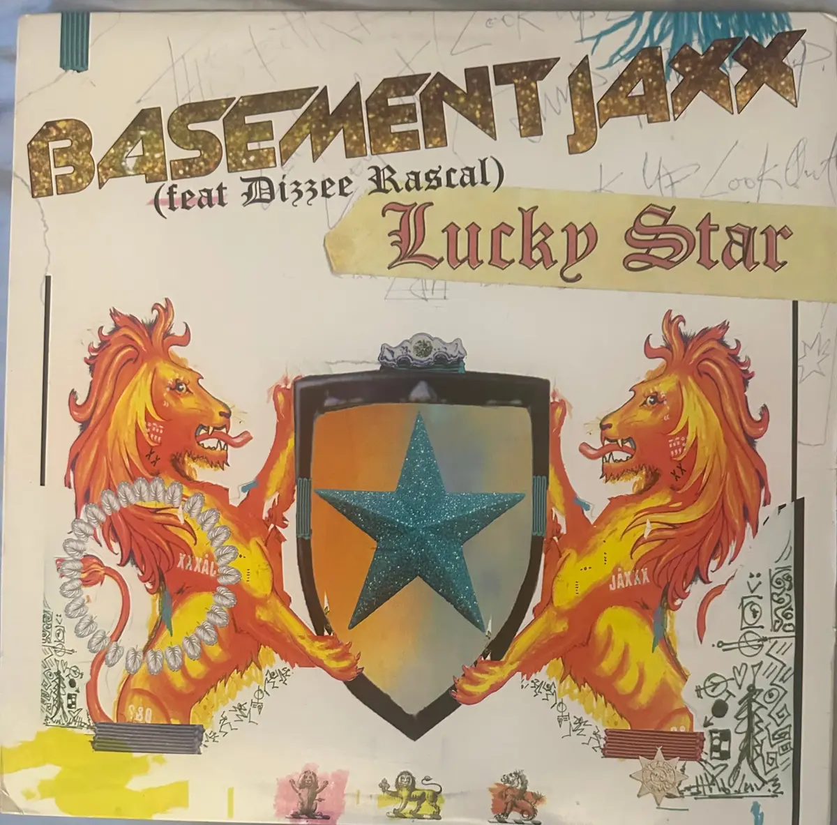 Basement Jaxx -  Lucky Star  12" Lp Single Vinyl Use 1