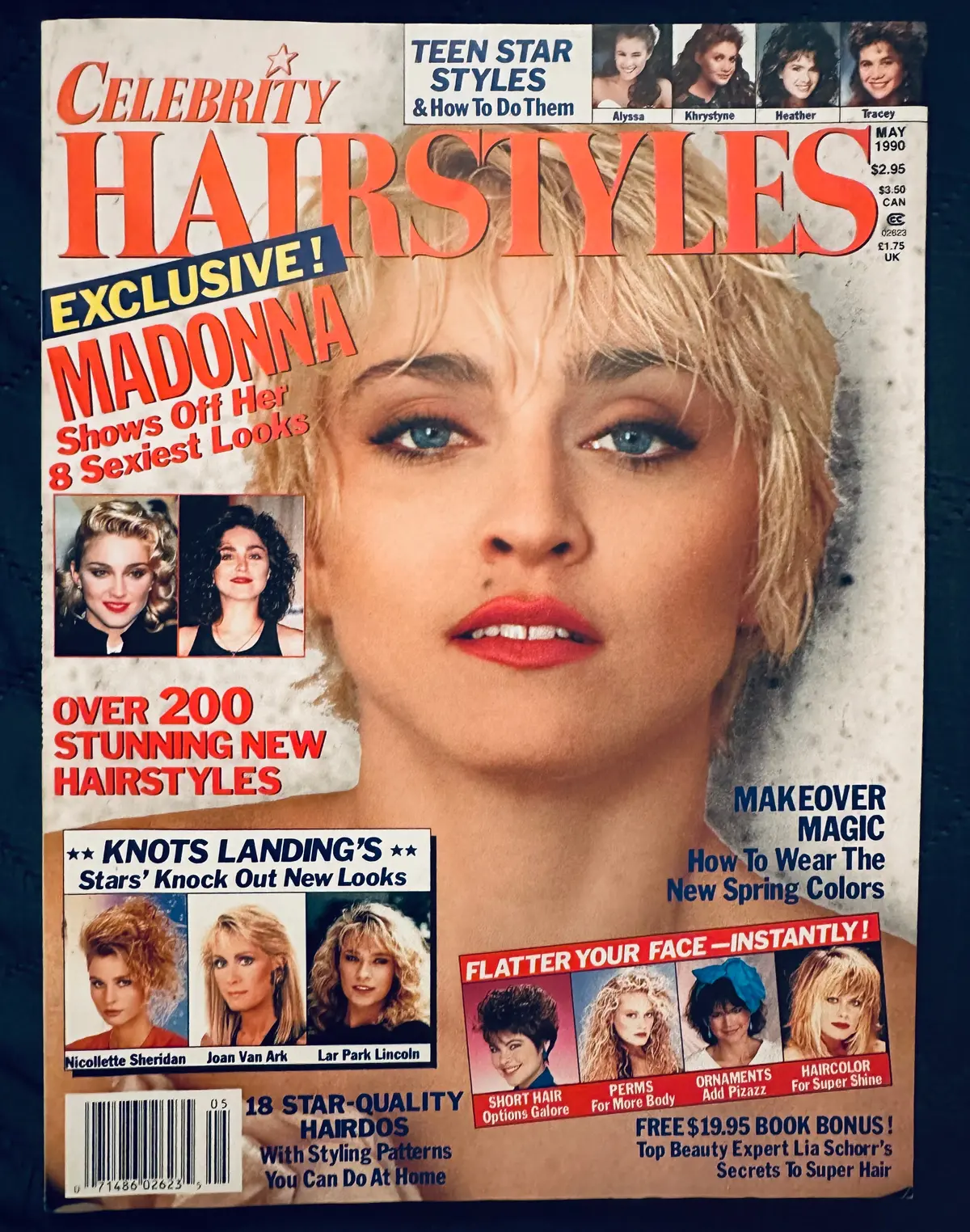 Madonna - Celebrity Hairstyles Magazine 1990 1