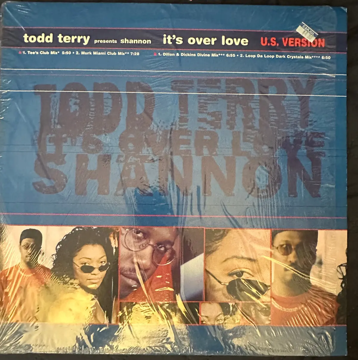 Todd Terry Presents Shannon - It’S Over Love 12” Single Lp Vinyl - Used 1