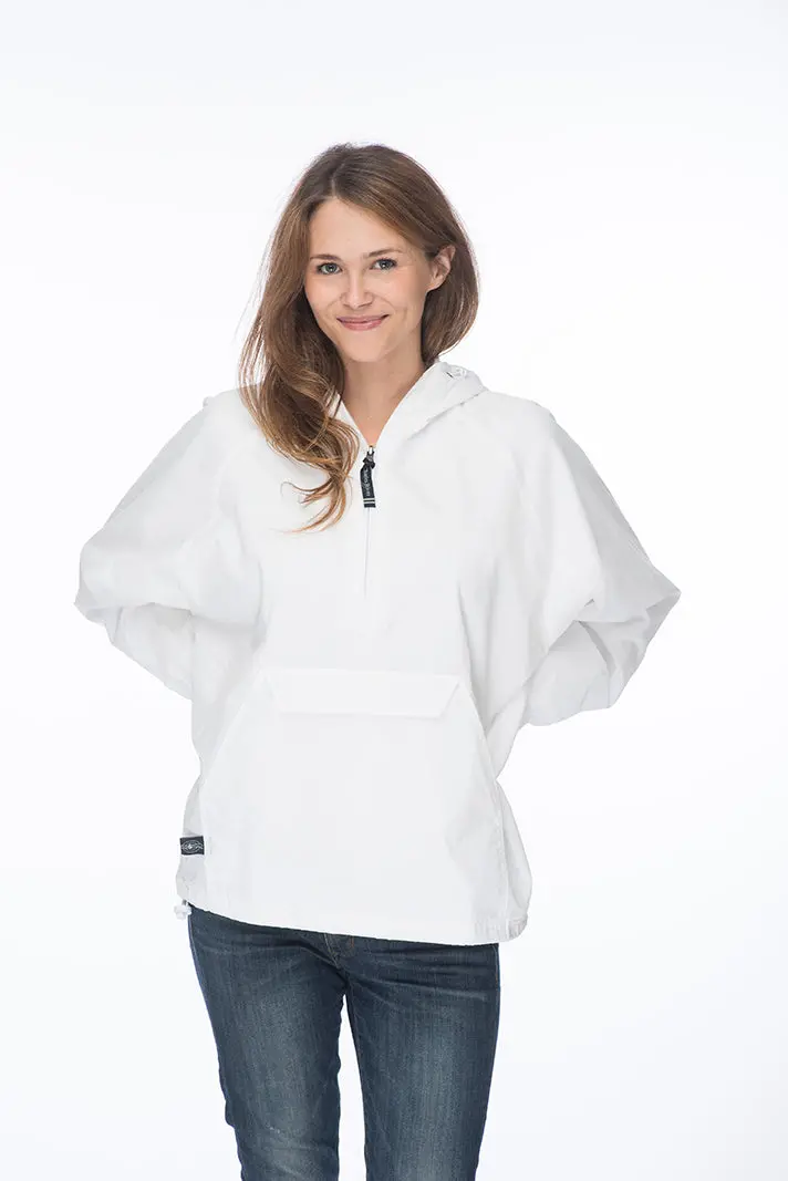Alpha Xi Delta Classic Solid Pullover Windbreaker - Lined 2