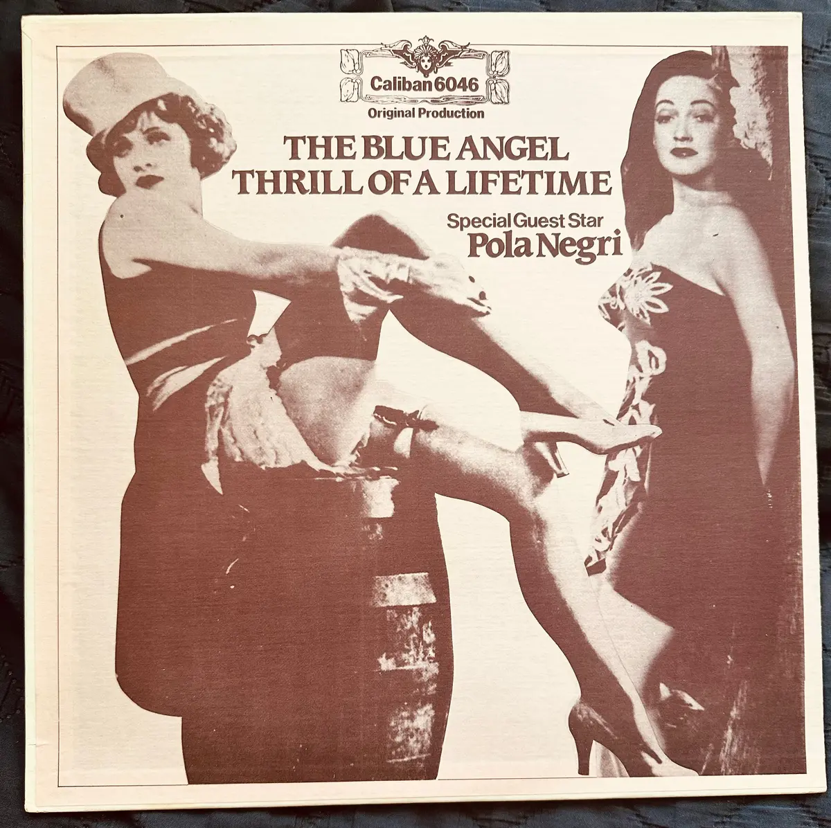 Marlene Dietrich - The Blue Angel / Thrill Of A Lifetime Lp Vinyl Used 1