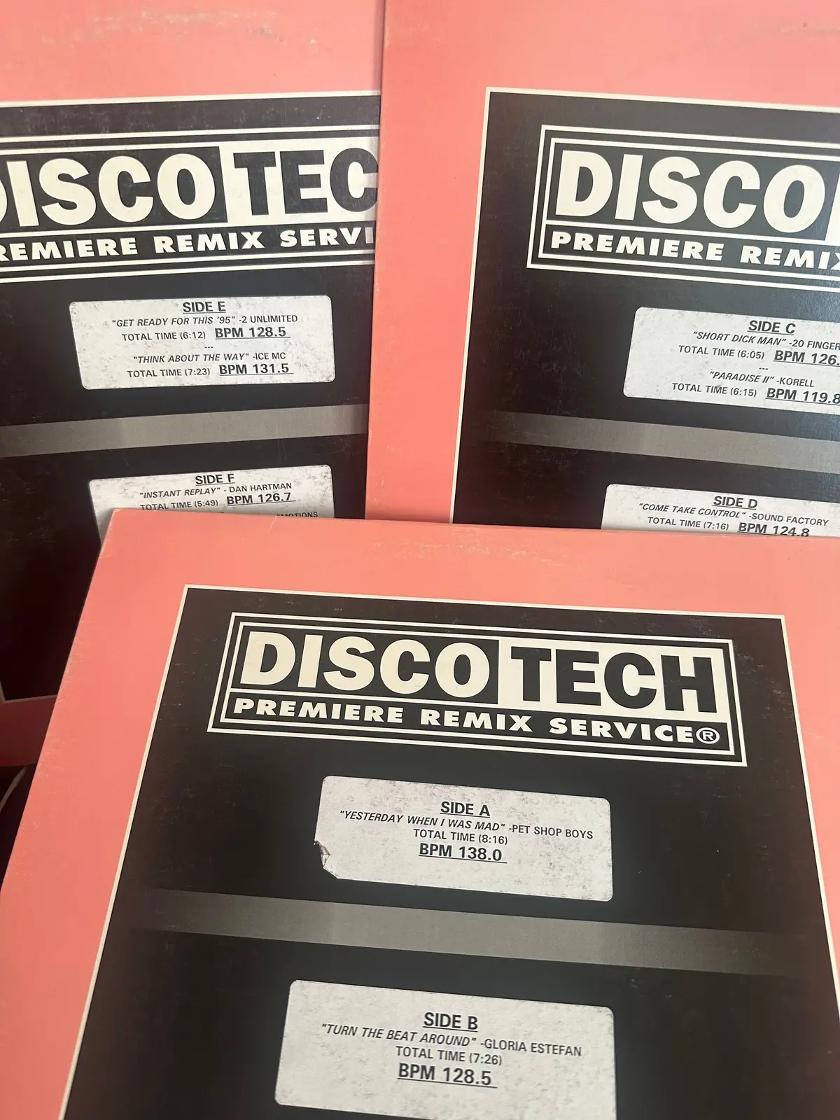 Disco Tech Thirty - Dj Remix Service 3Xlp Vinyl - Used  (Usa Orders Only) 1