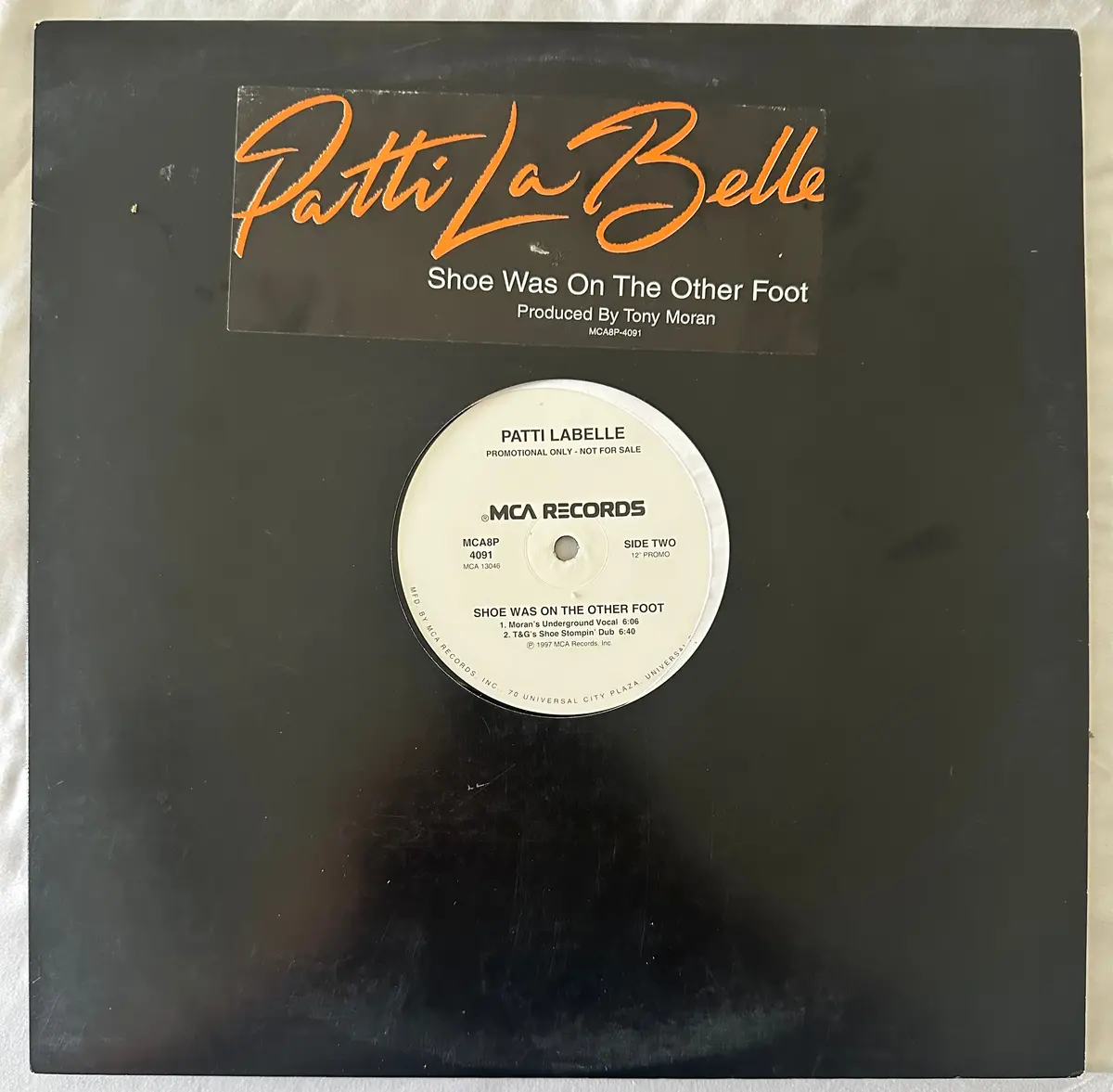 Patti Labelle - Shoe Was On The Other Foot   12" Single (Promo Only) Lp Vinyl - Used 1