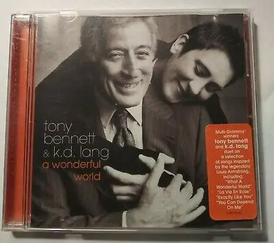 K.D. Lang & Tony Bennett - A Wonderful World Cd - Used 1