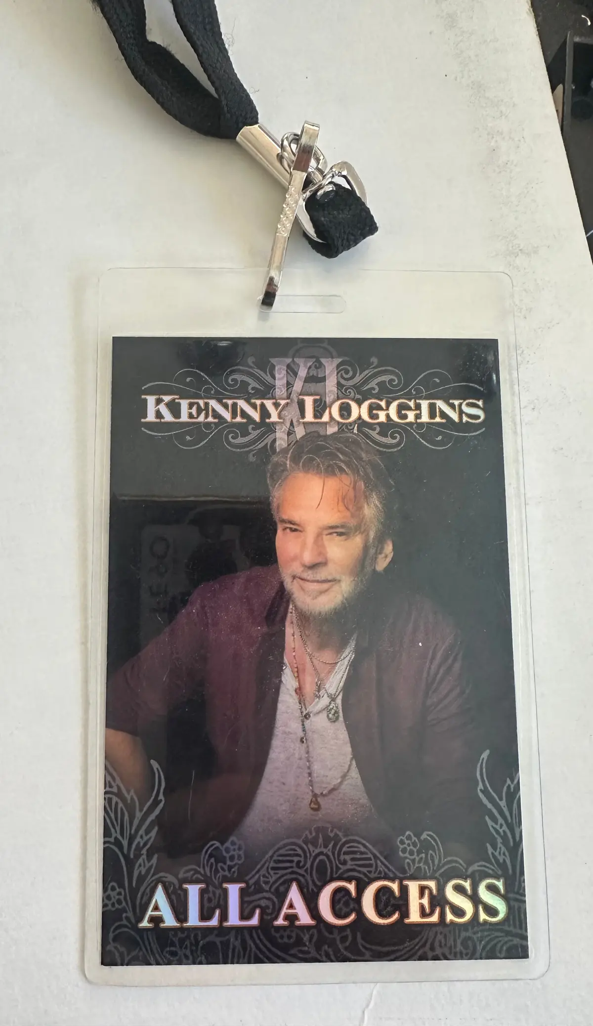 Kenny Loggins Official Laminated Backstage Pass 1
