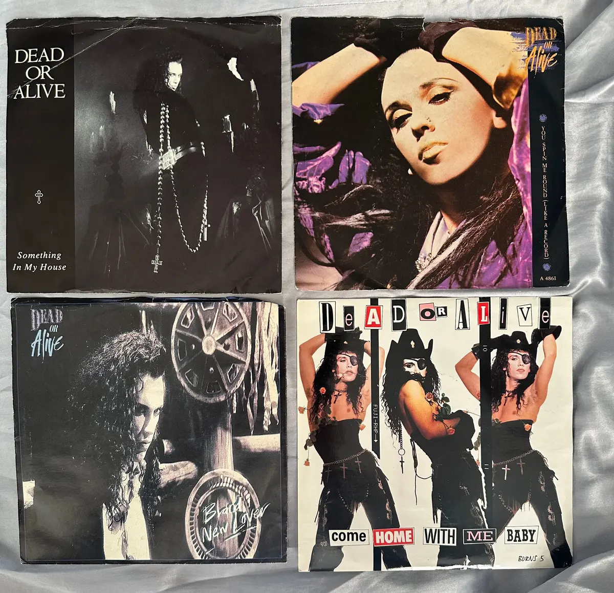 Dead Or Alive Lot 4 Records - 7” Vinyl - 45 Records Used 1
