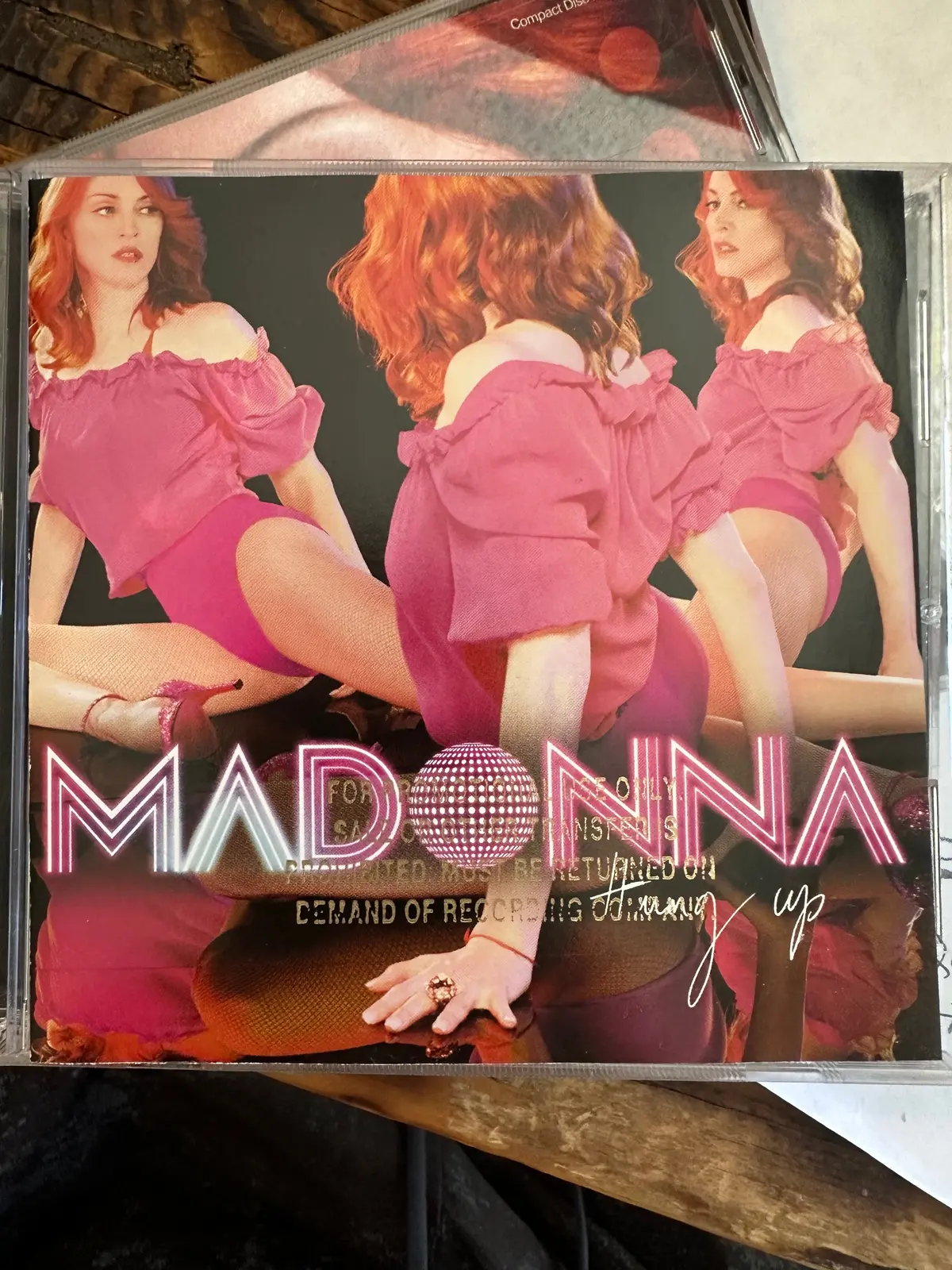 Madonna Hung Up (Us Cd Promo Maxi Single) Used 1