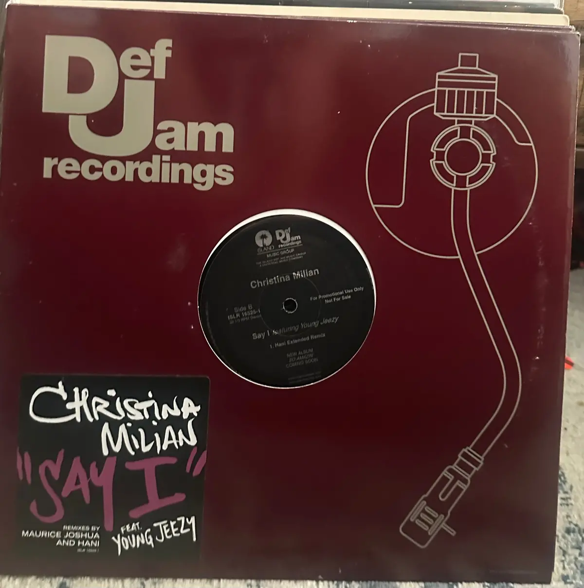Christina Milian Say I Vinyl 12” Remix Single Lp 1