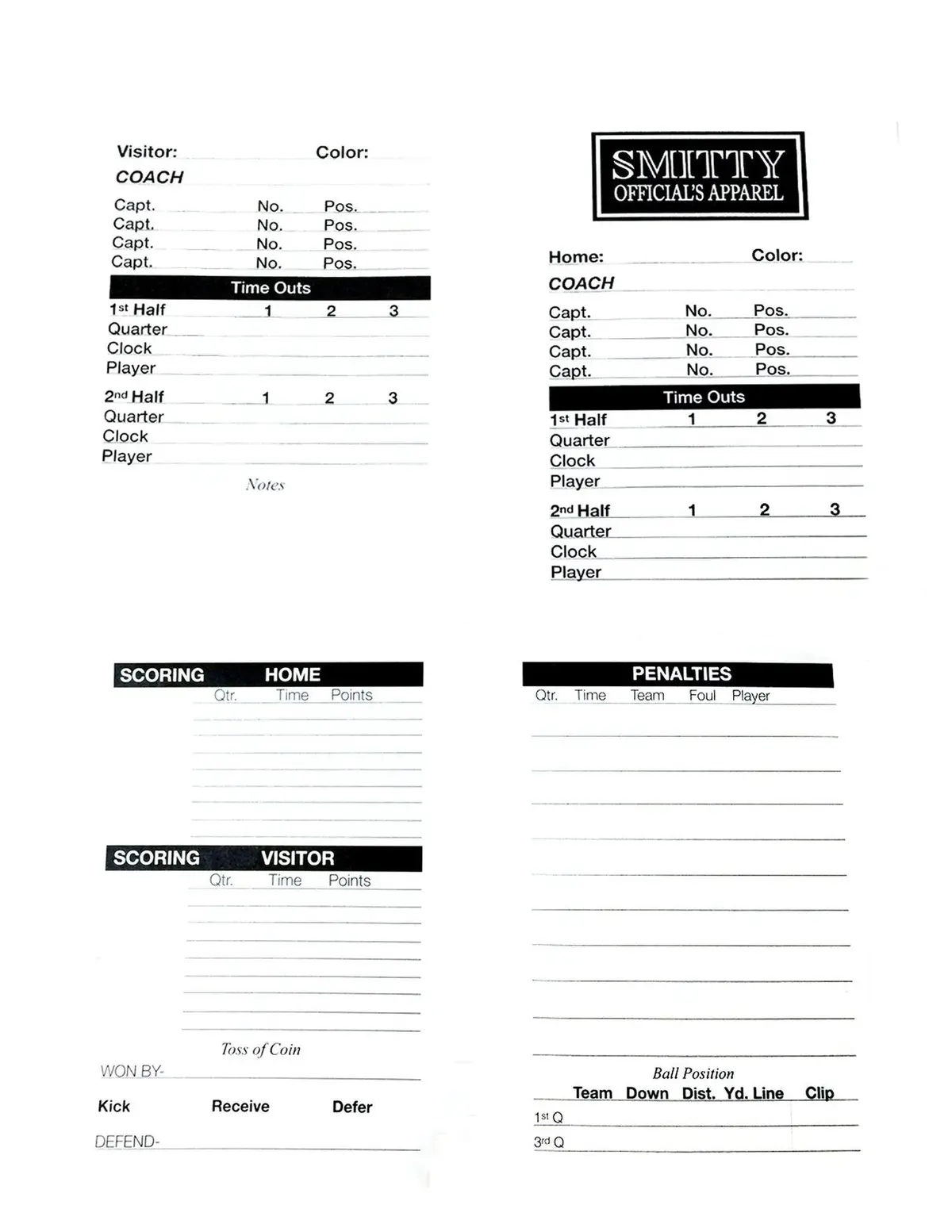 Acs533 Game Cards With Penalty Tracking 1