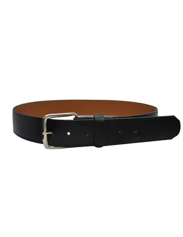 Acs561 1½" Black Leather Belt 1