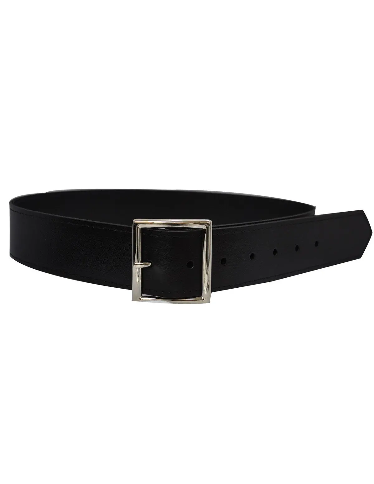 Acs563 1 ¾" Black Leather Belt 1