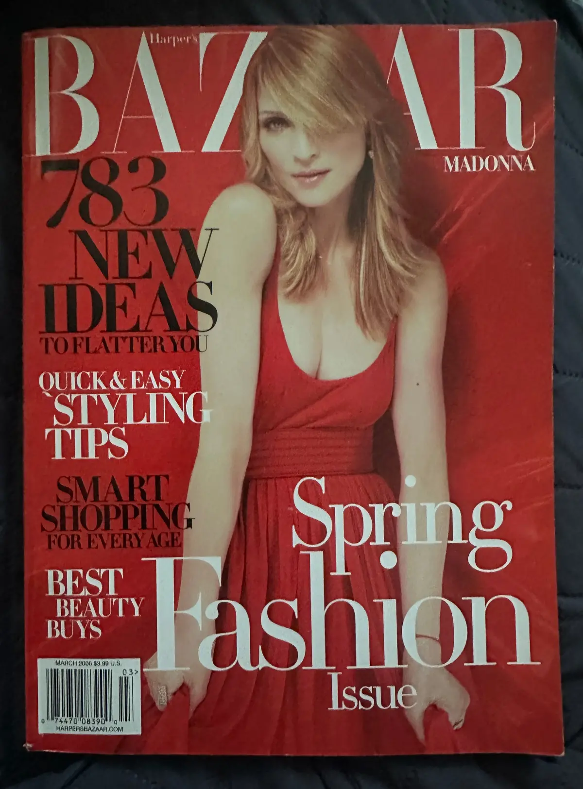 Madonna Harper‘S Bazaar Magazine March 2006 ---> Us Orders Only 1