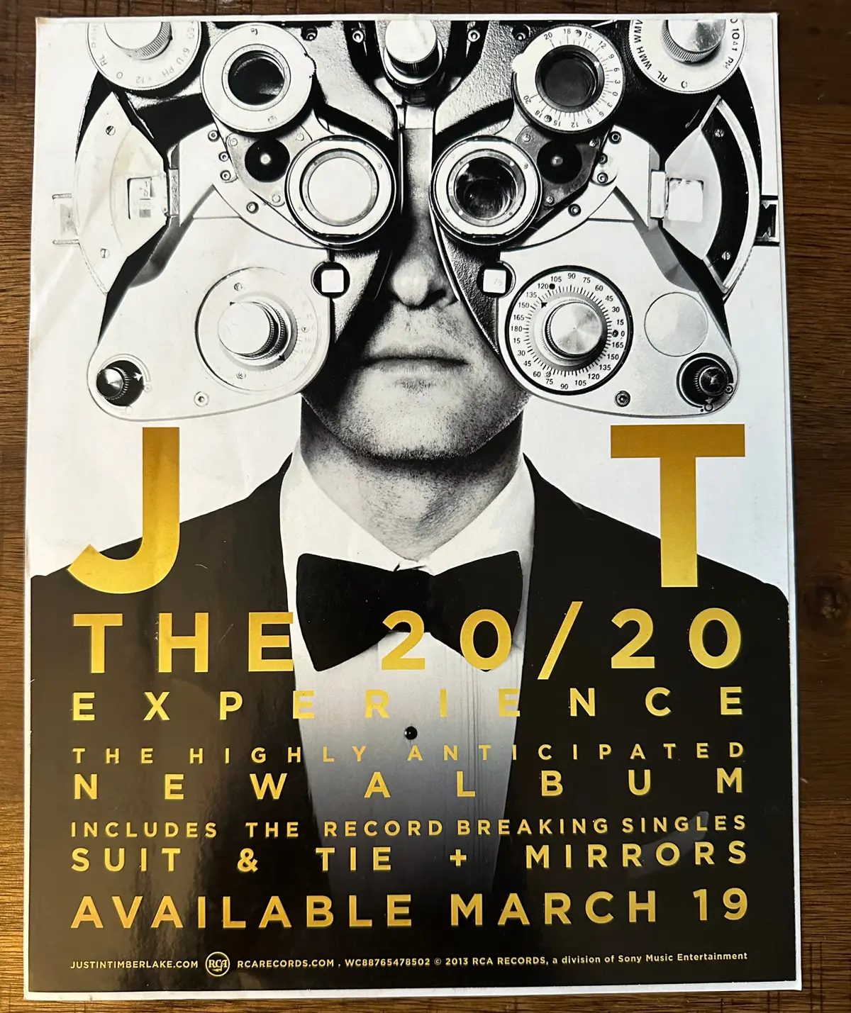 Justin Timberlake Window Decal 1