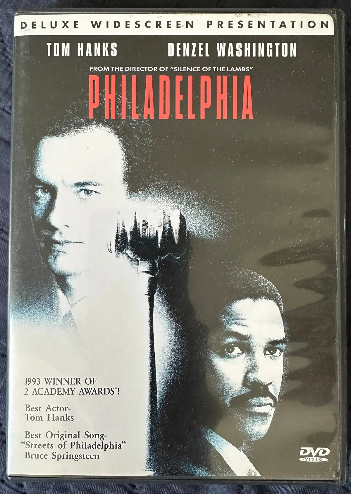 Philadelphia Deluxe White Screen Presentation Dvd Use Tom Hanks 1