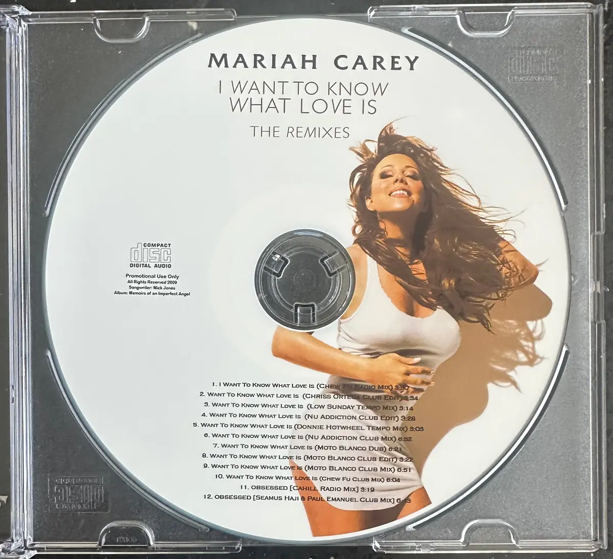 Mariah Carey - I Want To Know What Love Is / Obsessed (Dj Remix Ep) Cd Single 2