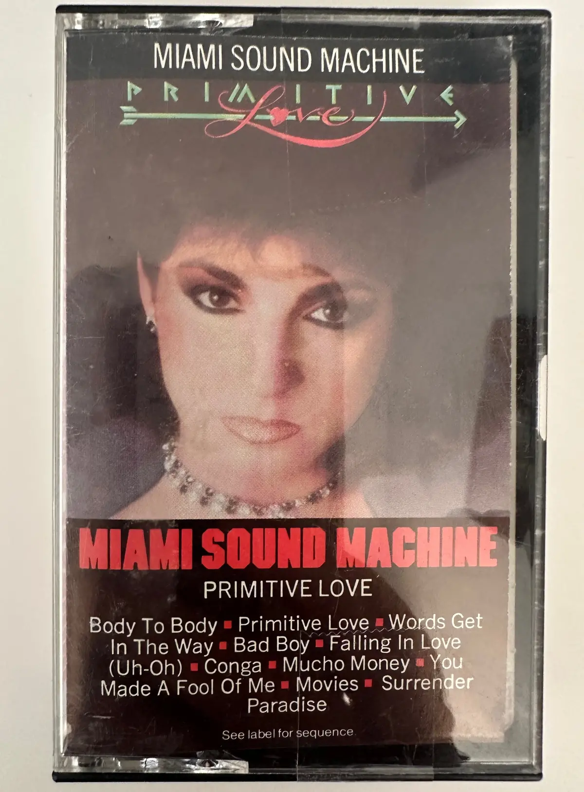 Gloria Estefan And Miami Sound Machine - Primitive Love Cassette Tape - Used 1