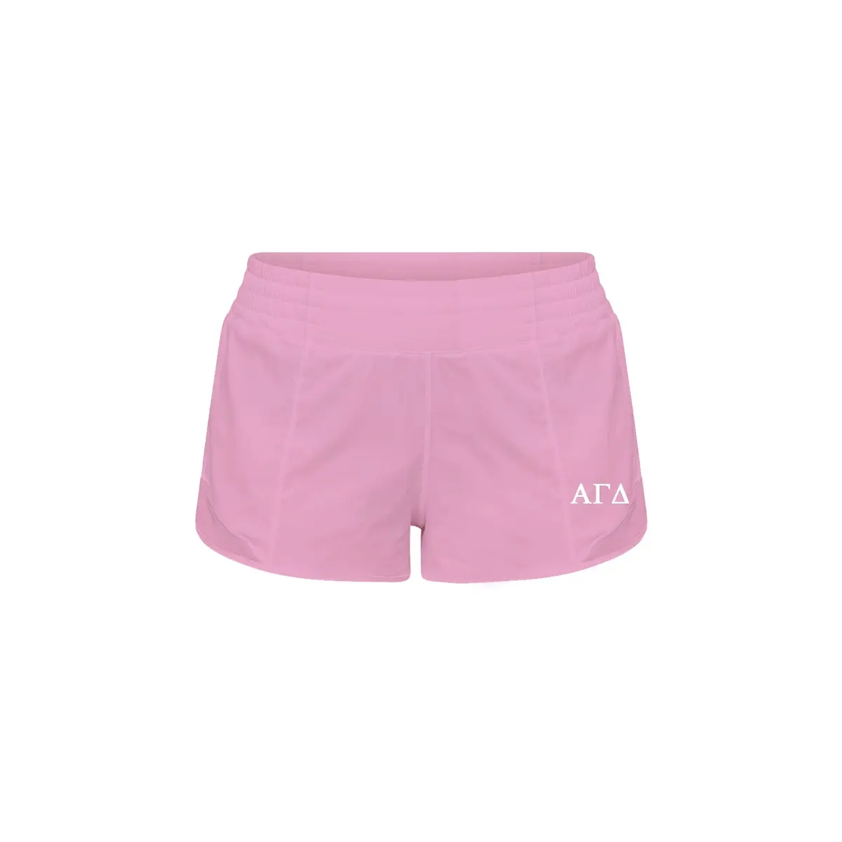 Alpha Gamma Delta Lululemon Hotty Hot High-Rise Lined Short 2.5" - Pink Frosting 1