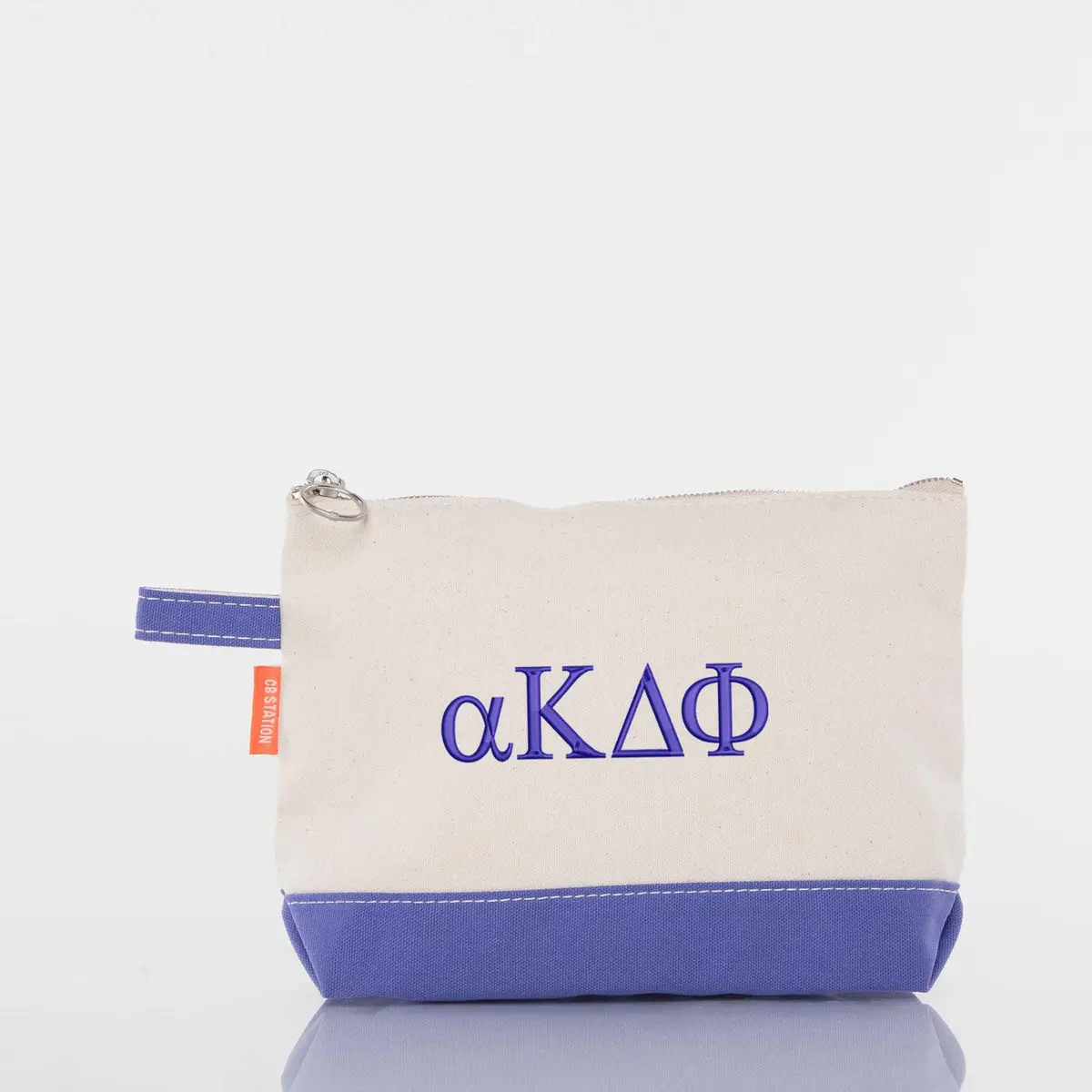 Alpha Kappa Delta Phi Canvas Cosmetic Bag 1