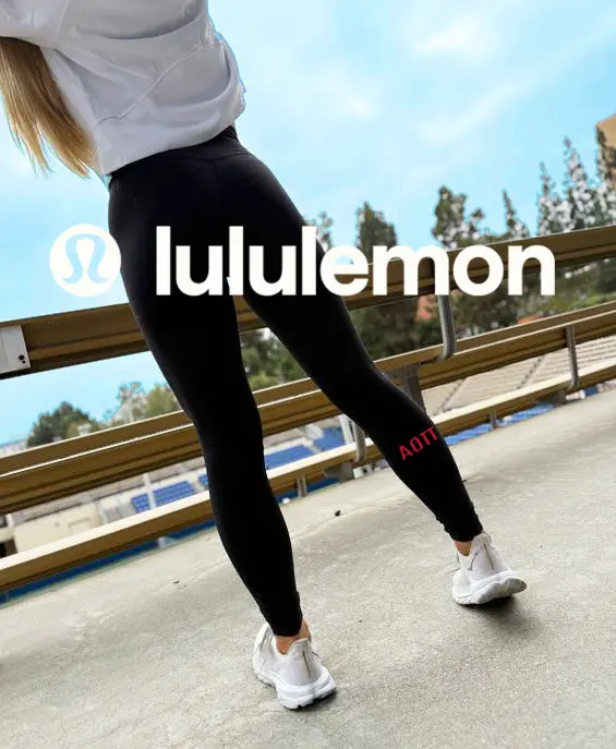 Alpha Omicron Pi Lululemon Align™ High-Rise Pant 25" - Black - Xi Omicron Parents Club 2