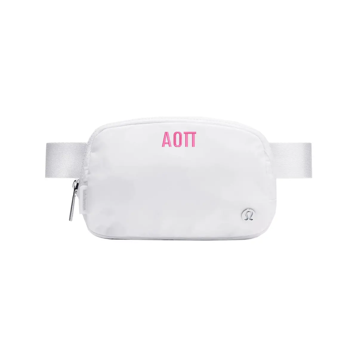 Alpha Omicron Pi Lululemon Everywhere Belt Bag - White 1