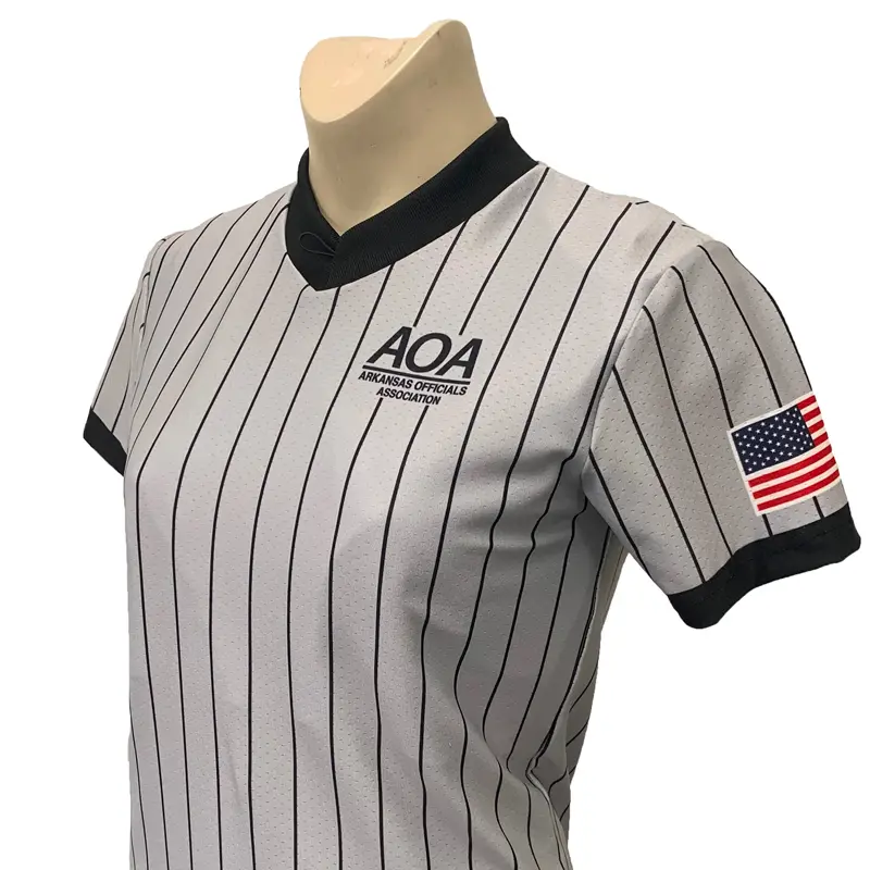 Arkansas Aoa Logo Dye Sublimated Women's Basketball/Wrestling Shirts 1