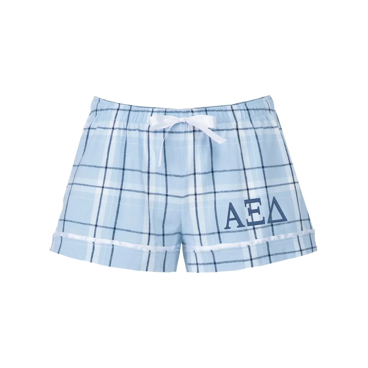 Alpha Xi Delta Men's Flannel Boxer Shorts