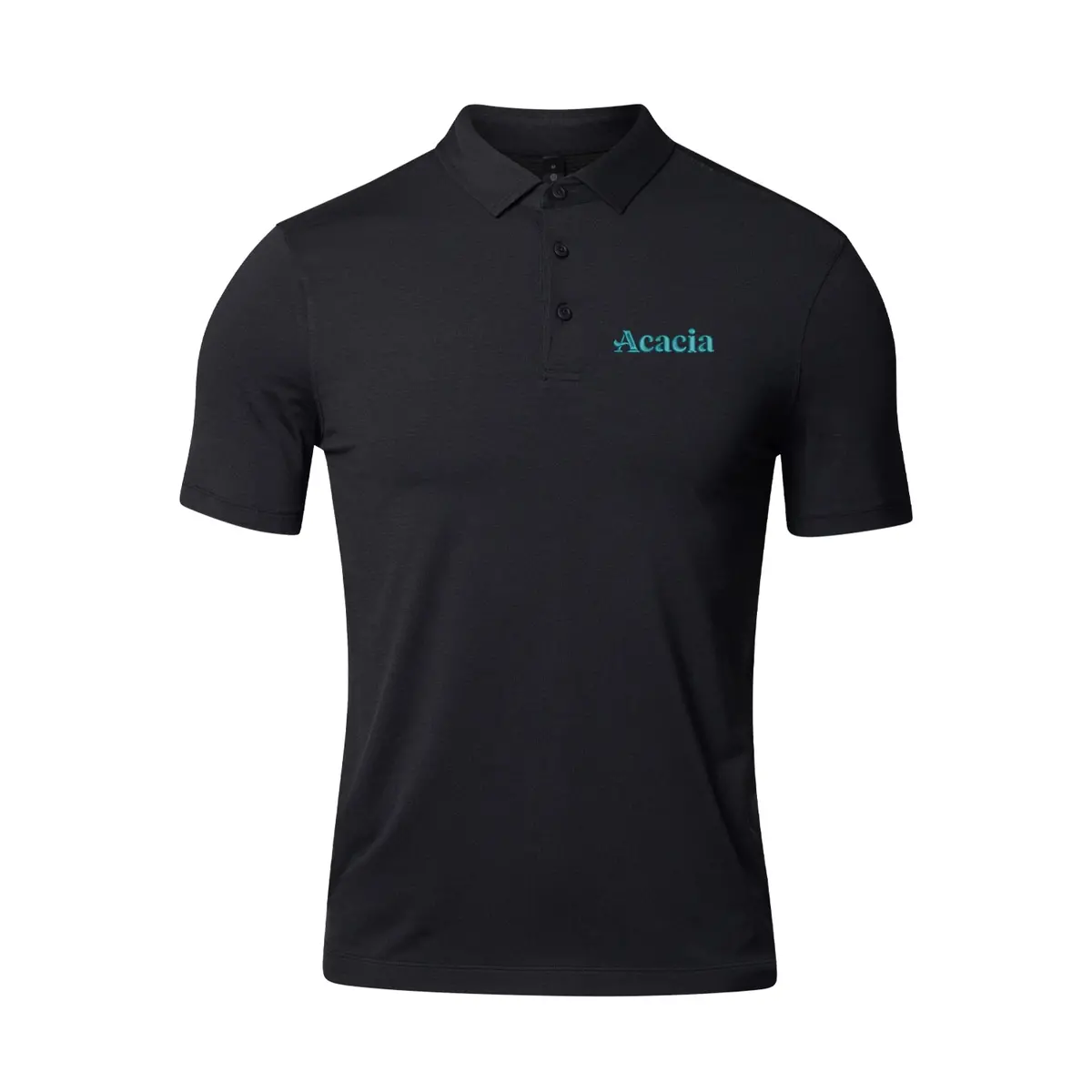 Acacia Lululemon Evolution Short-Sleeve Polo - Black 1
