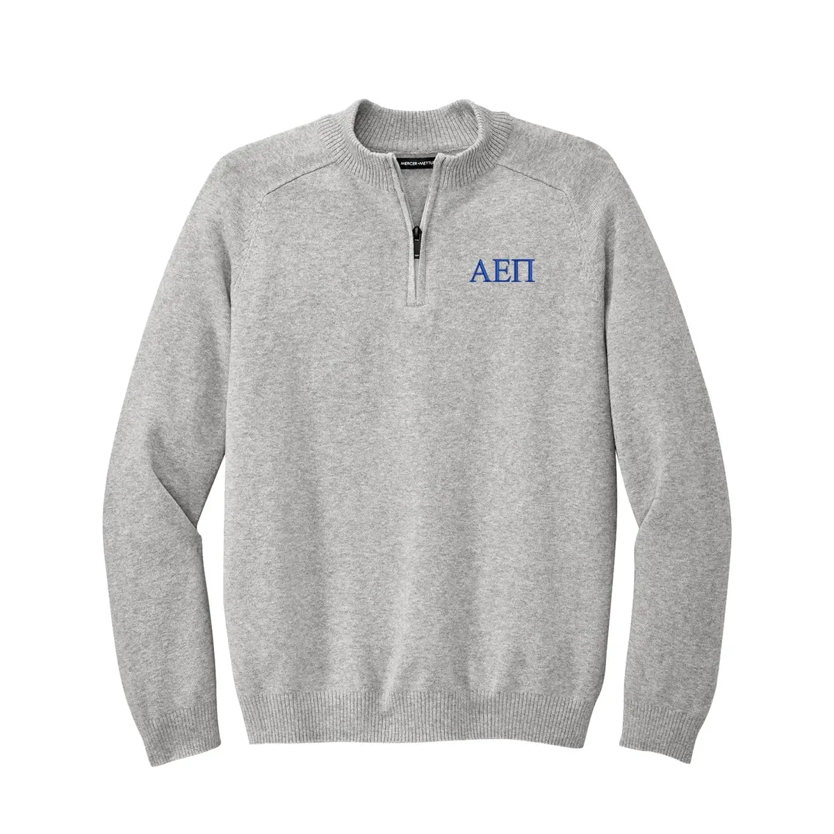 Alpha Epsilon Pi 1/4-Zip Monogrammed Sweater 1