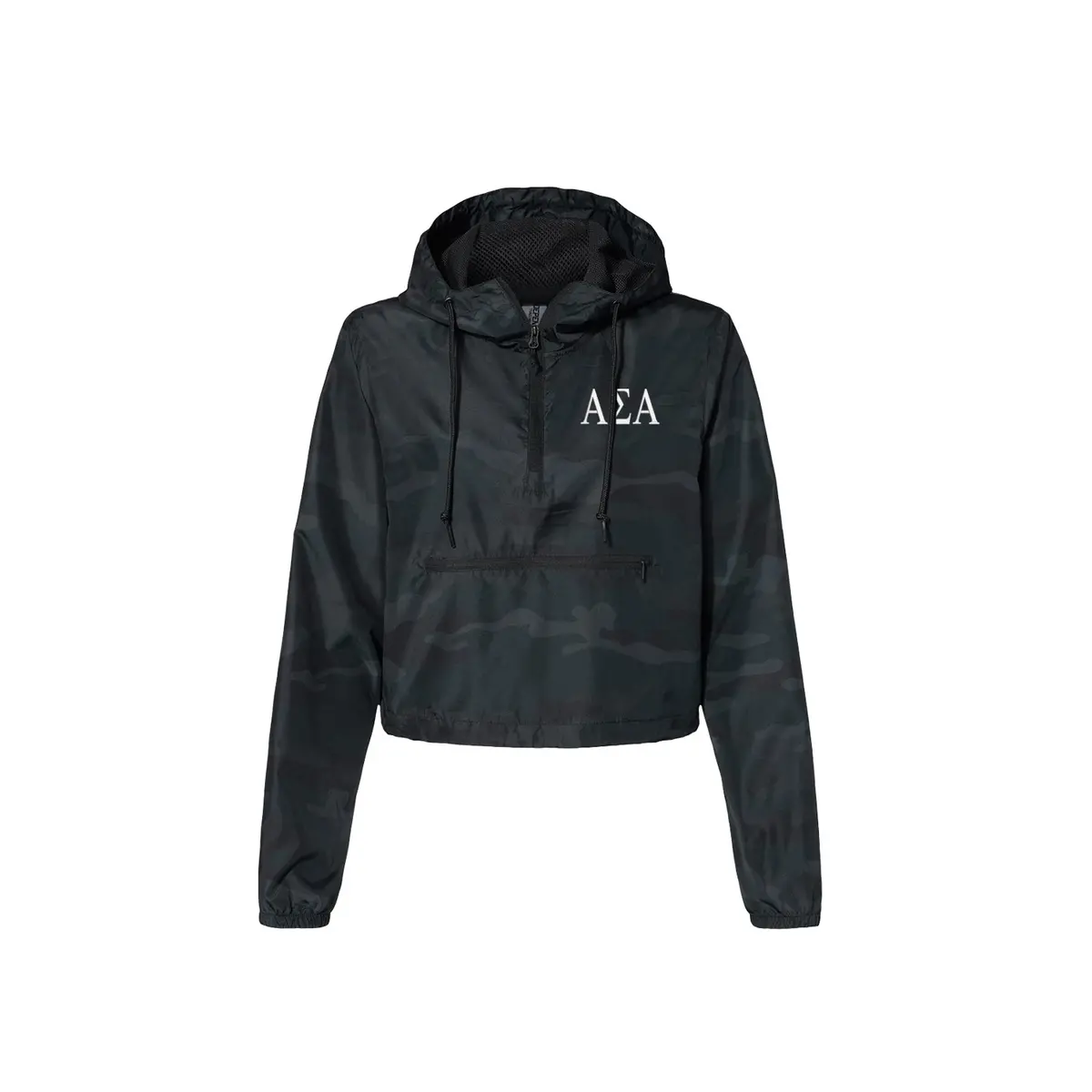 Alpha Sigma Alpha Crop Windbreaker 2