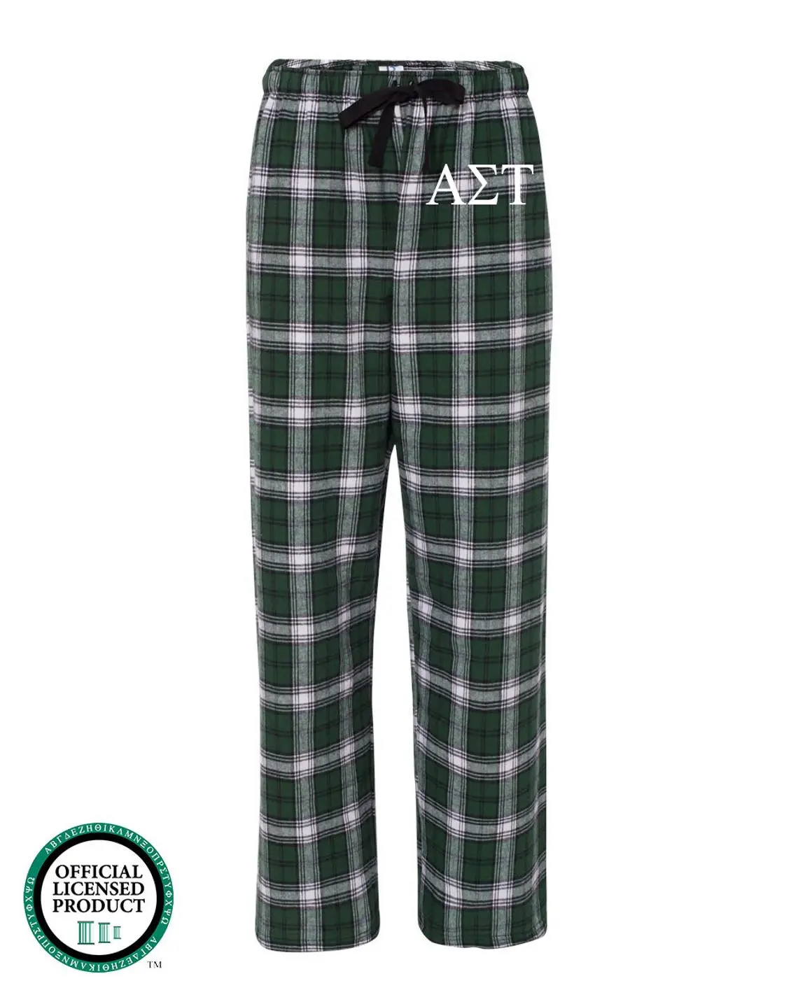 Alpha Sigma Tau Flannel Pants 1