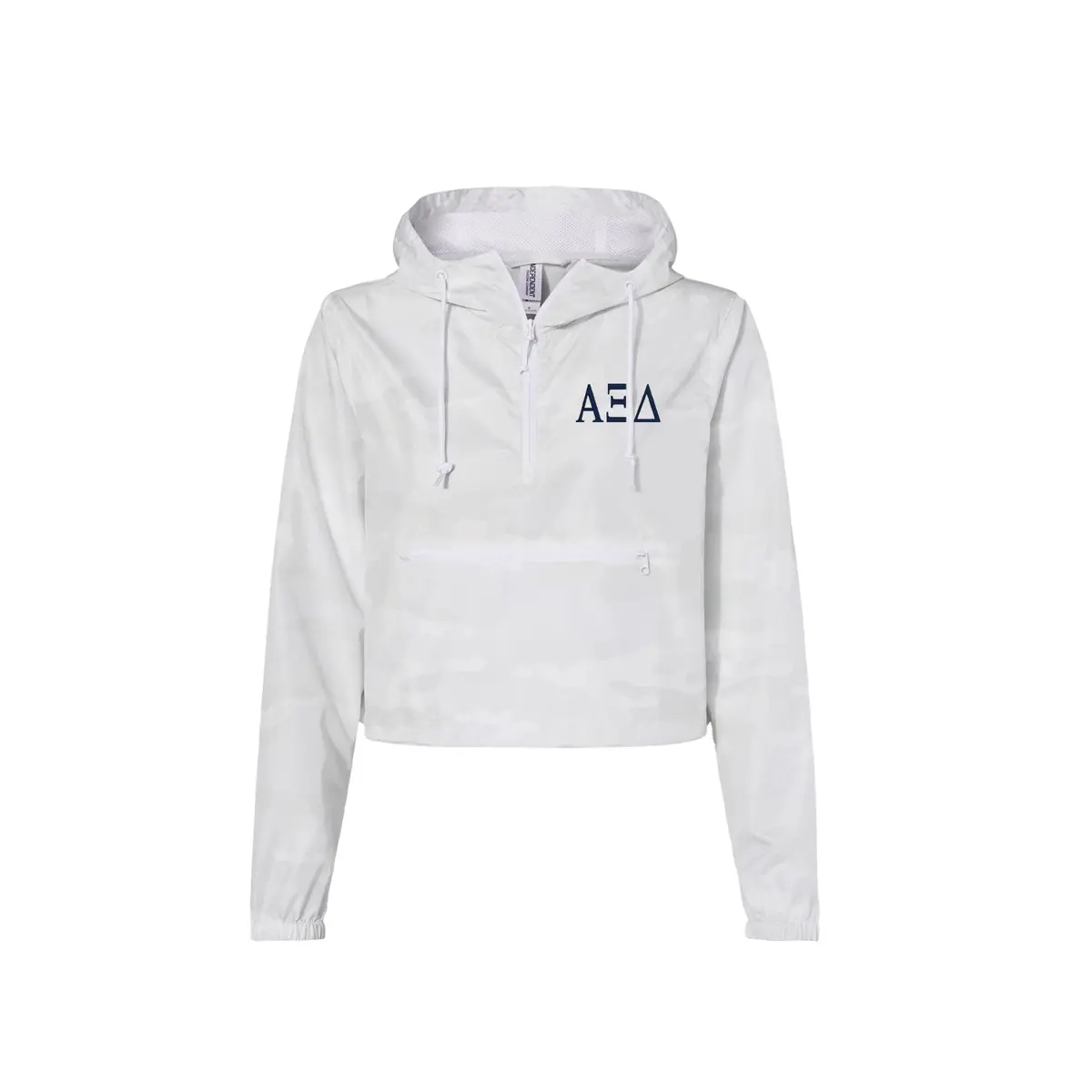 Alpha Xi Delta Crop Windbreaker 1
