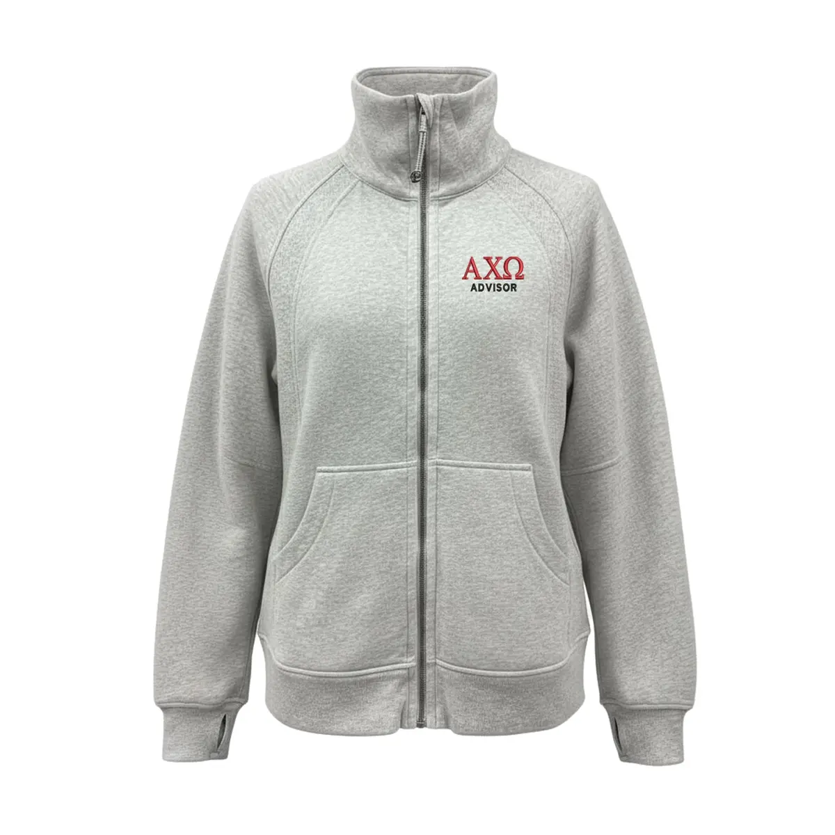 Alpha Chi Omega Advisor Lululemon Long Scuba Oversized Funnel - Full-Zip 1