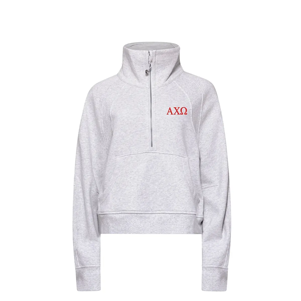 Alpha Chi Omega Lululemon Scuba Oversized Funnel-Neck Half Zip 1