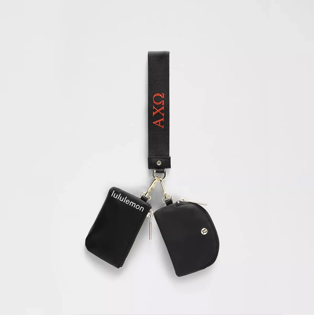 Alpha Chi Omega Lululemon Dual Pouch Wristlet 1