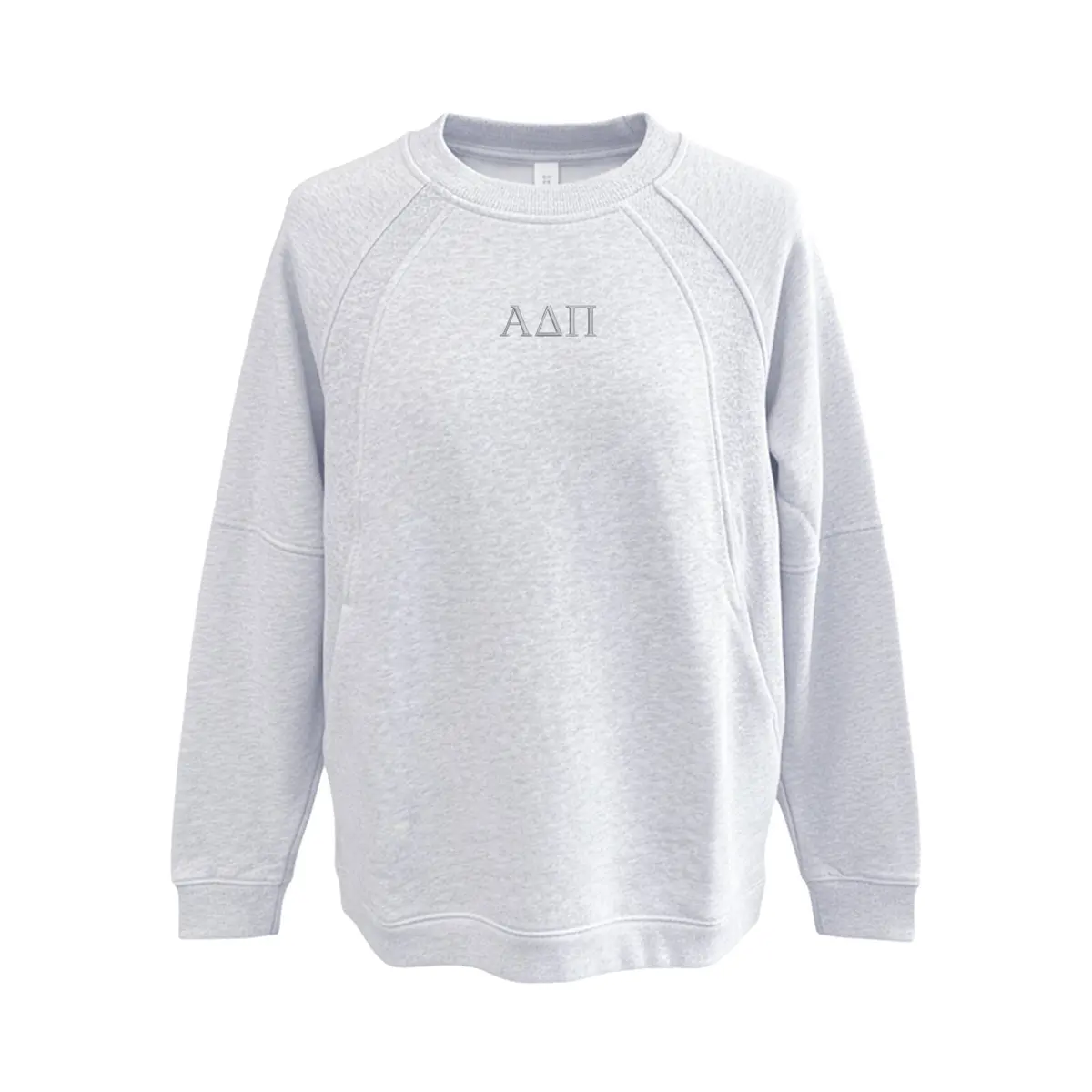 Alpha Delta Pi Lululemon Scuba Oversized Long Crewneck - Letters 1