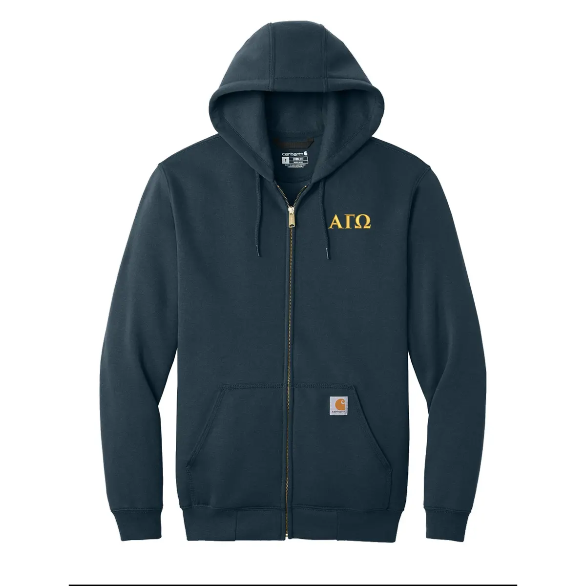 Alpha Gamma Omega Carhartt Full Zip Hoodie 1