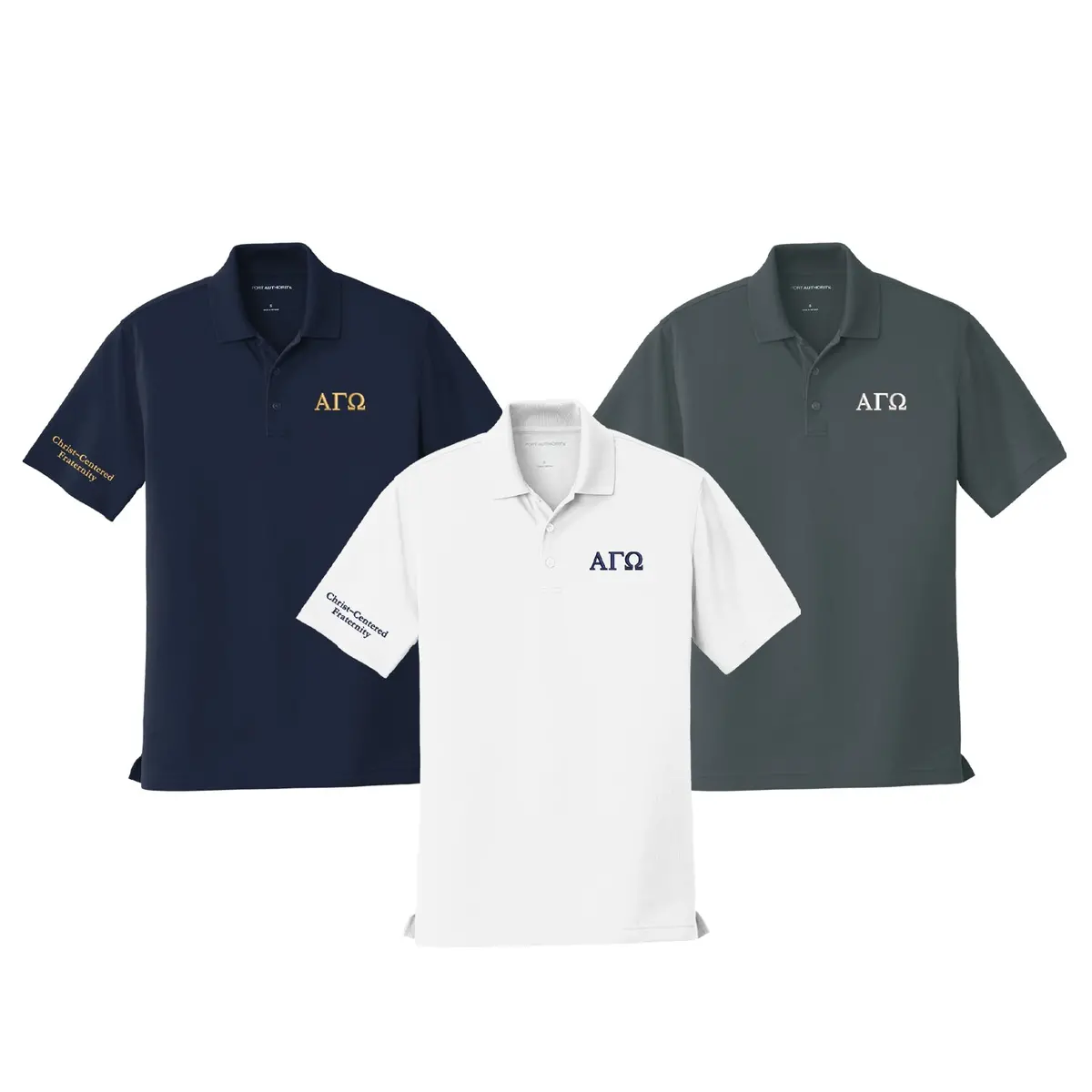 Alpha Gamma Omega Performance Polo 1