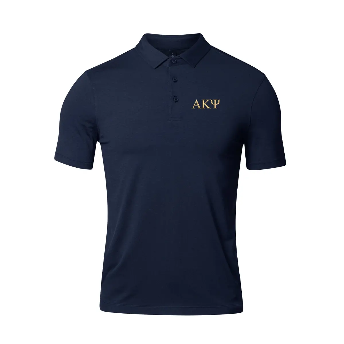 Alpha Kappa Psi Lululemon Evolution Short-Sleeve Polo - Navy 1