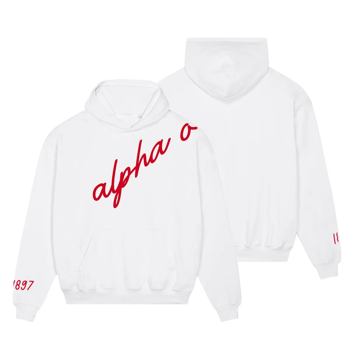 Alpha Omicron Pi 1897 Avenue Pullover Hoodie 1