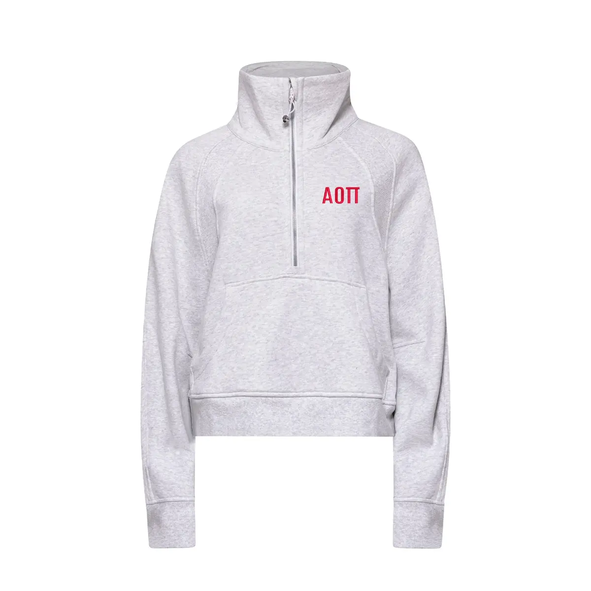 Alpha Omicron Pi Lululemon Scuba Oversized Funnel-Neck Half Zip 1