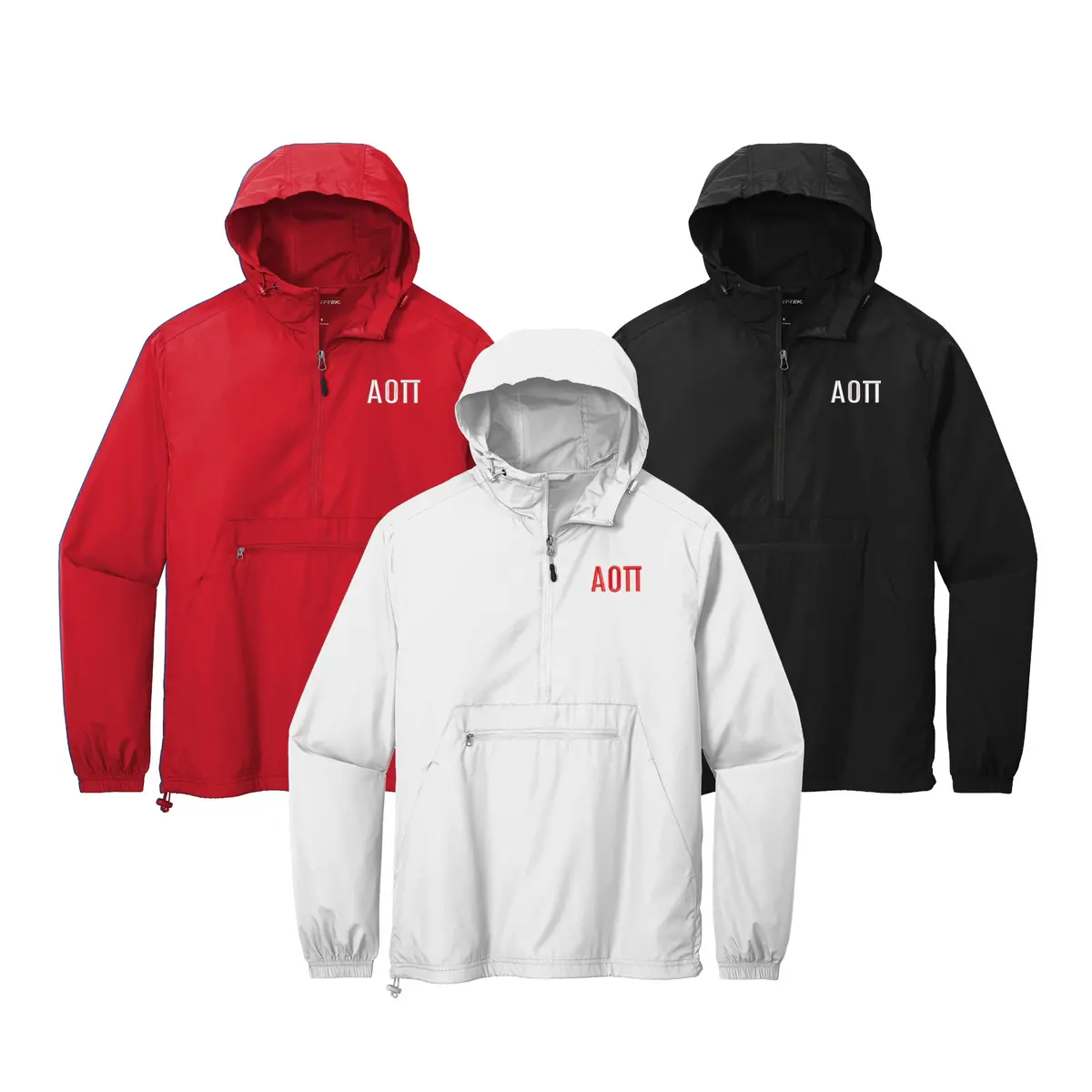 Alpha Omicron Pi Windbreaker - Letters 1