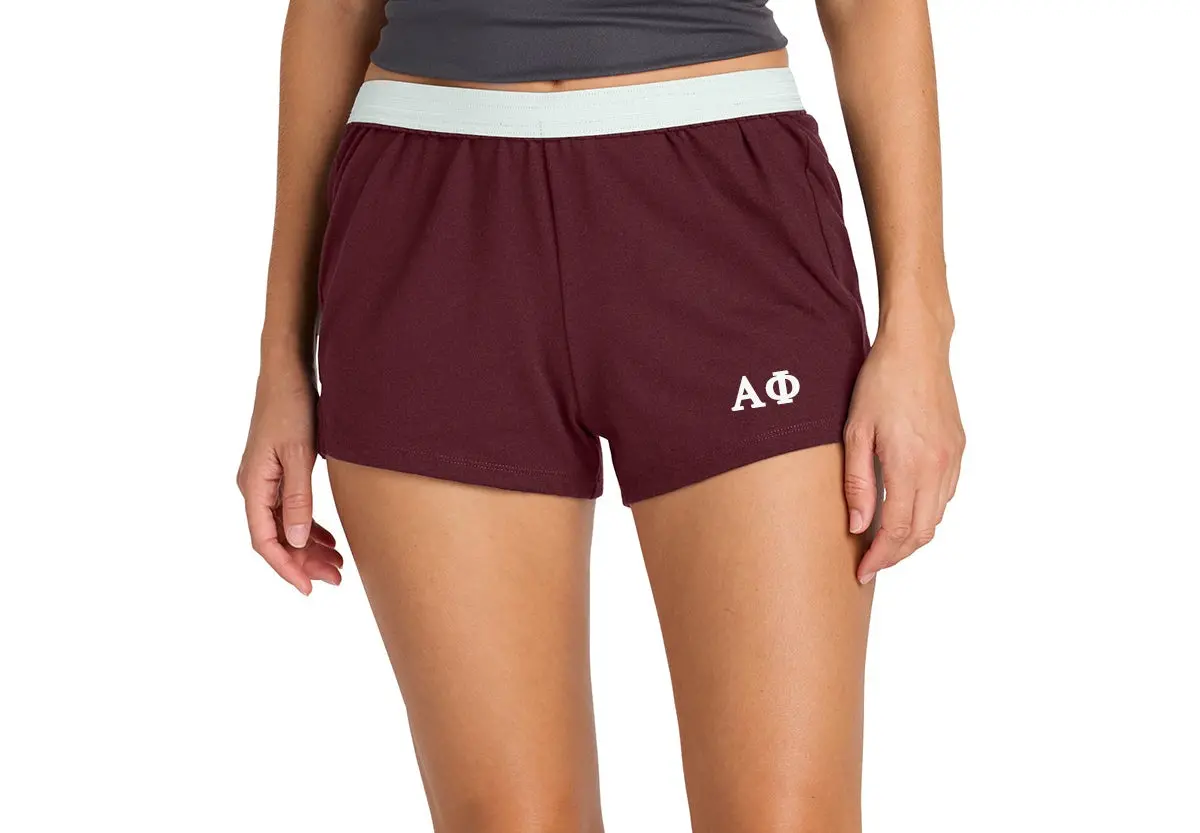 Alpha Phi Jersey Shorts 1