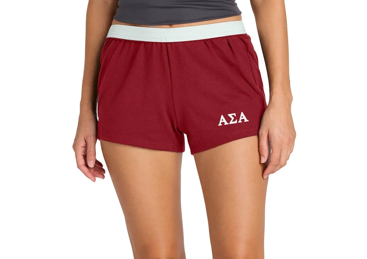 Alpha Sigma Alpha Jersey Shorts 1