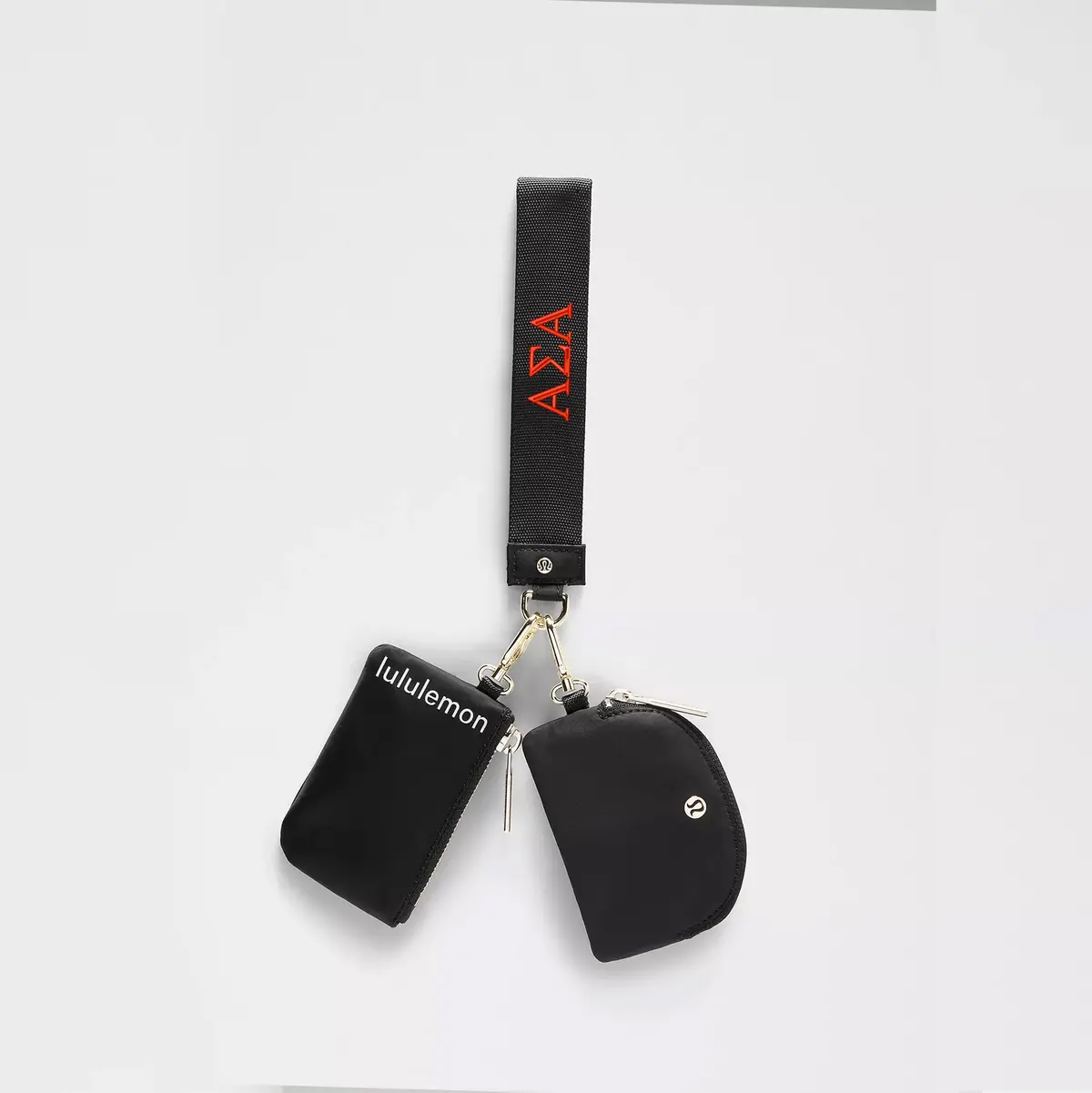 Alpha Sigma Alpha Lululemon Dual Pouch Wristlet 1