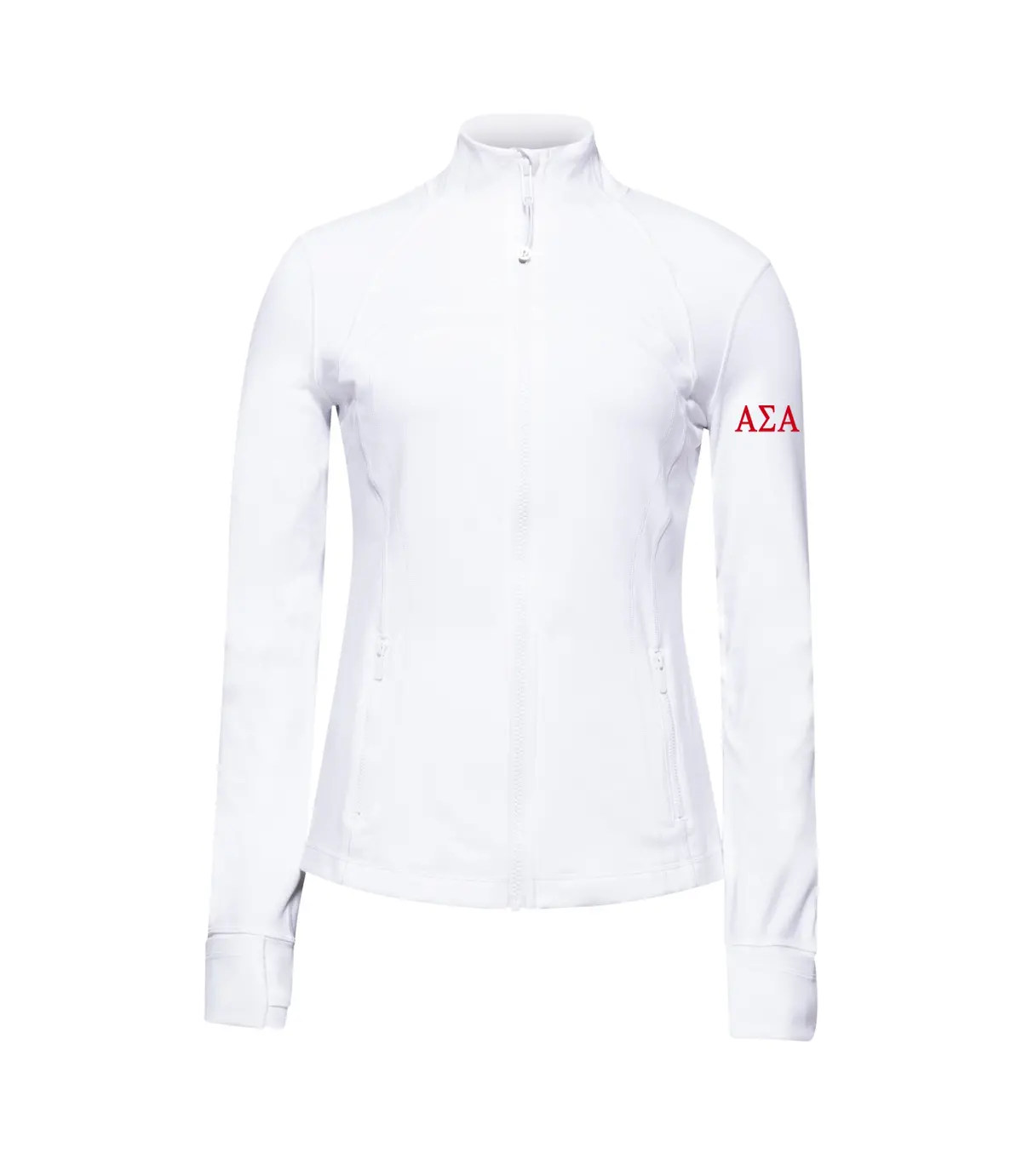 Alpha Sigma Alpha Lululemon Define Jacket - White 1