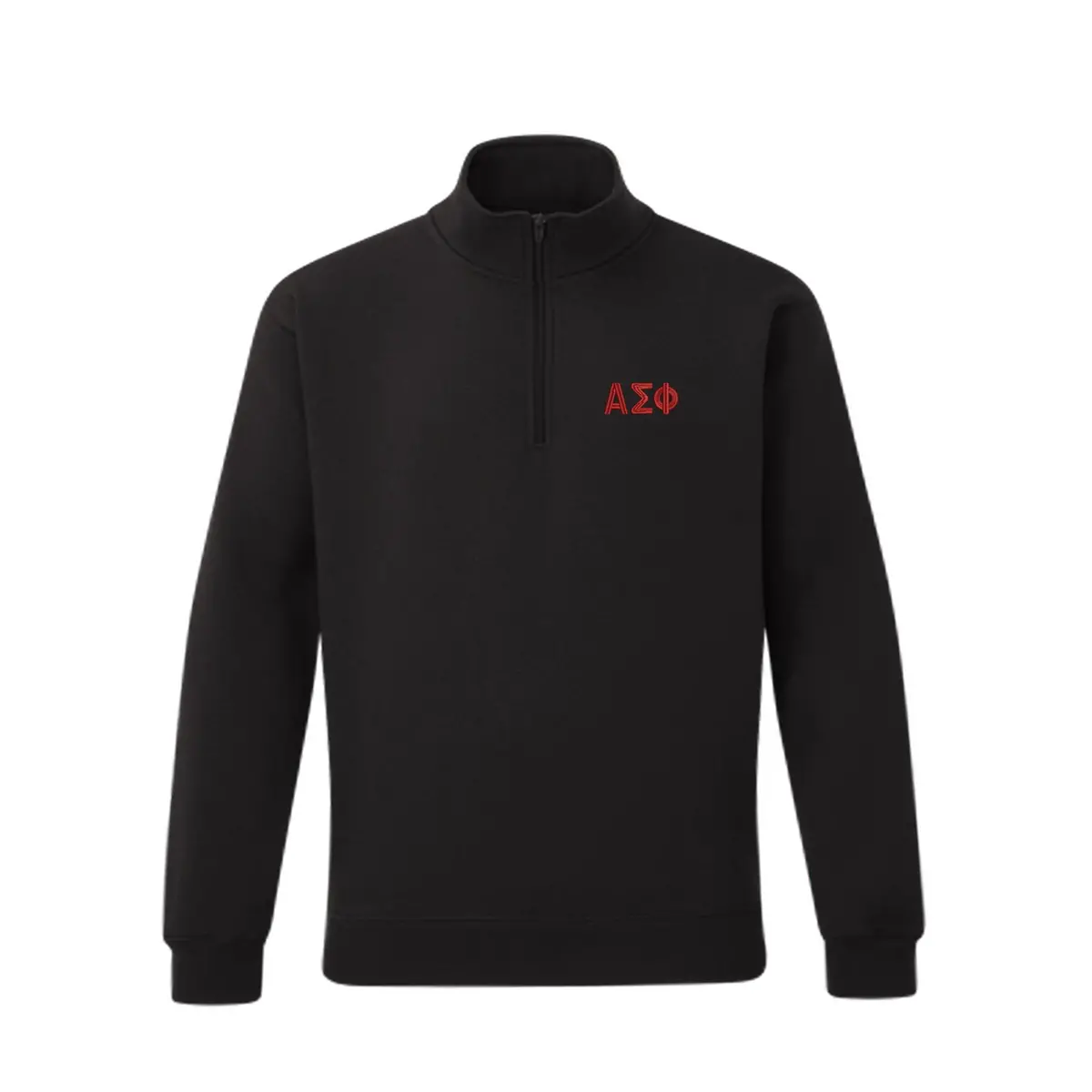 Alpha Sigma Phi Lululemon Steady State Half-Zip - Black 1