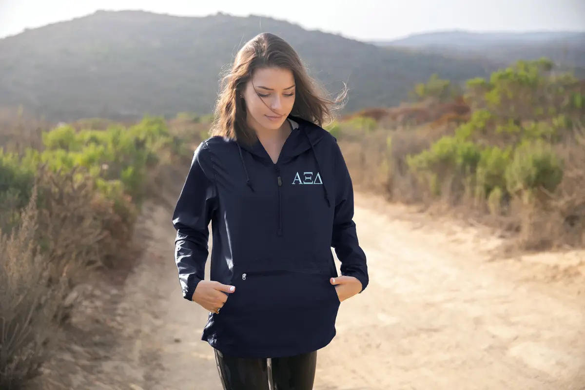 Alpha Xi Delta Lightweight Windbreaker 1