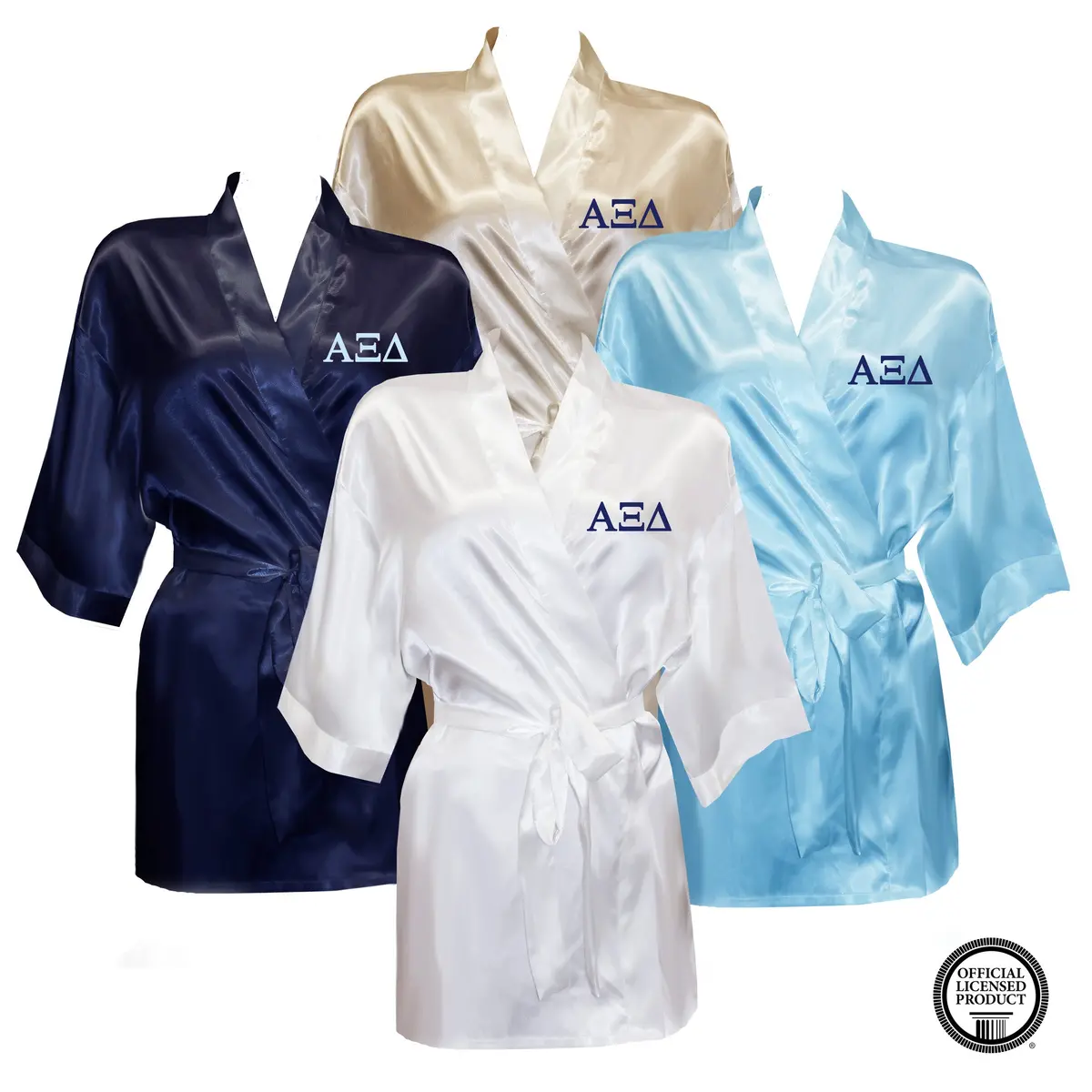 Alpha Xi Delta Satin Robe 1