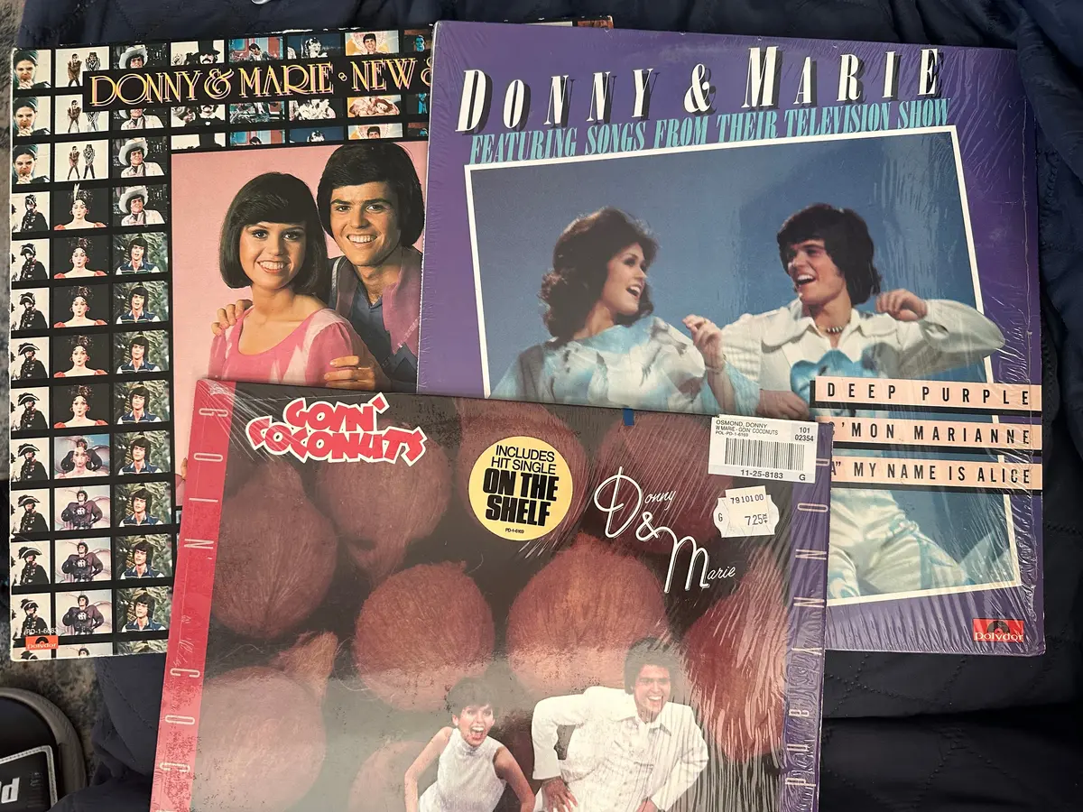 Donny & Marie Osmond 3 Lp 70'S Vinyls - Used 1