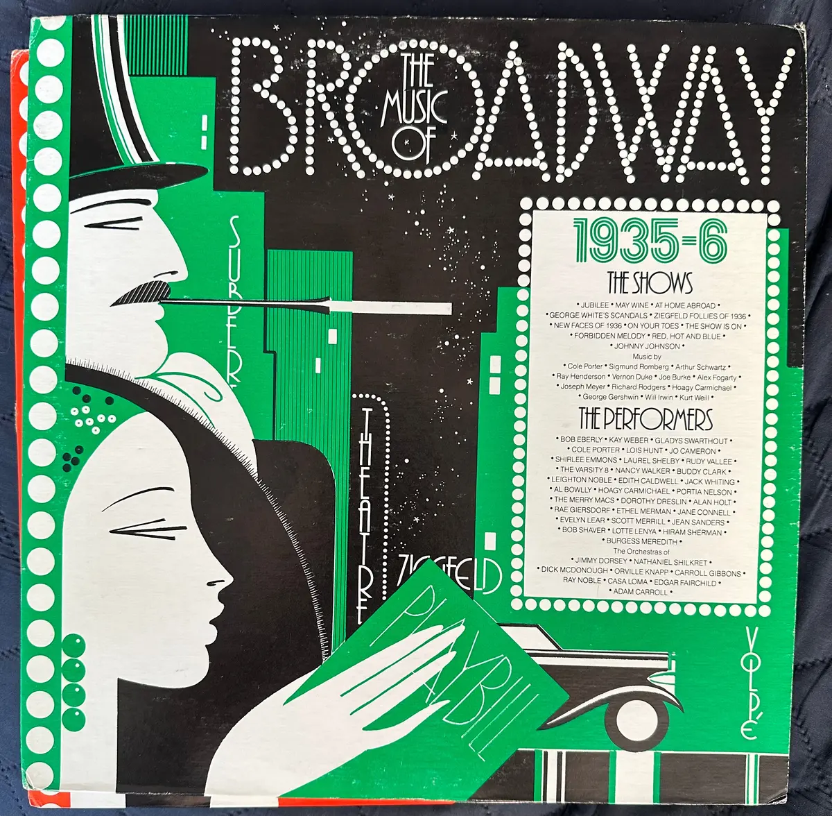 The Music Of Broadway 1935-36  Lp Vinyl Used 1
